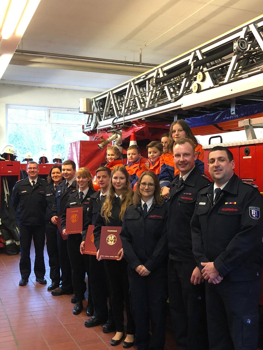 FW Lügde: Jahreshauptversammlung der Jugendfeuerwehr Lügde