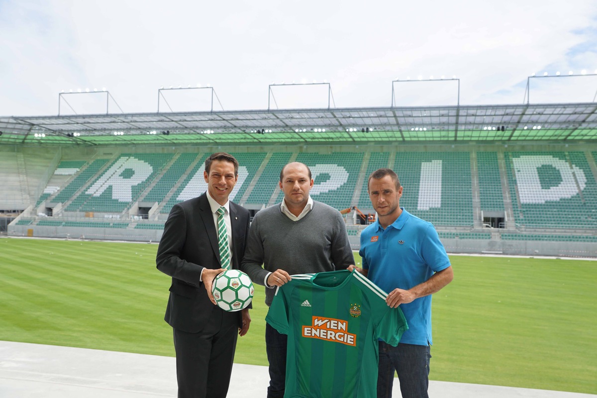 WIENWERT neuer Teampartner des SK Rapid Wien - BILD