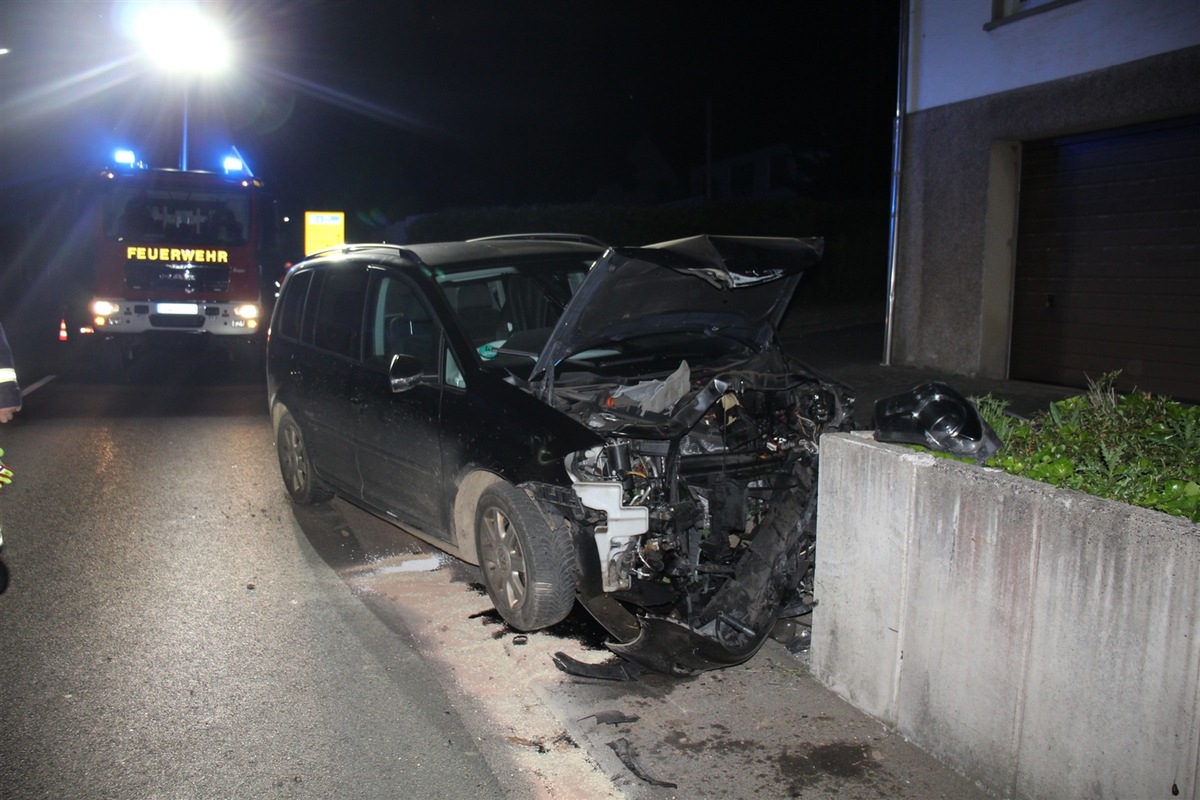 POL-SI: Zwei Verkehrsunfälle mit Verletzten unter Alkoholeinfluss -#polsiwi