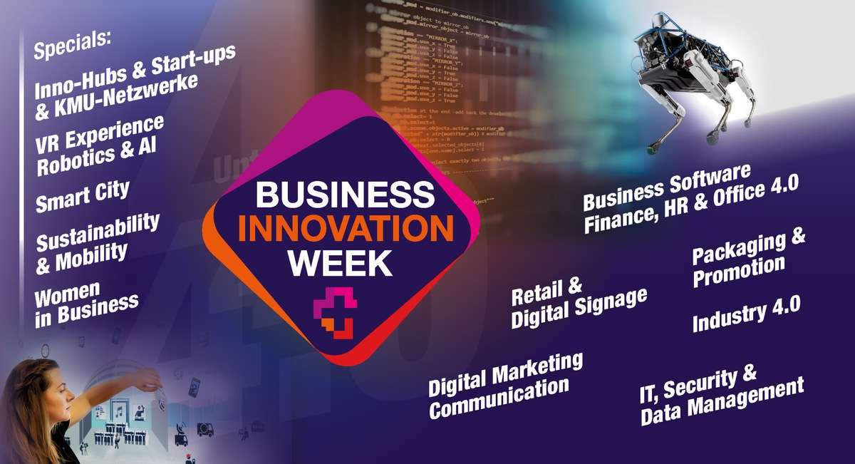 Big Bang für Business Innovation / Premiere: «Business Innovation Week Switzerland» in Zürich Oerlikon