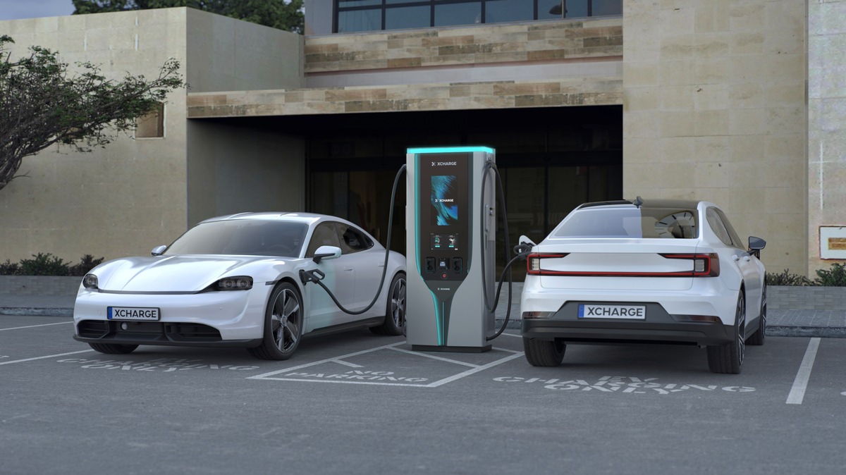 XCharge präsentiert auf der Power2Drive Europe seine Ladelösungen für die Transformation hin zur E-Mobility / Im Rahmen der Messe ist zum ersten Mal die neue und kompakte Ladestation C7 Slim zu sehen