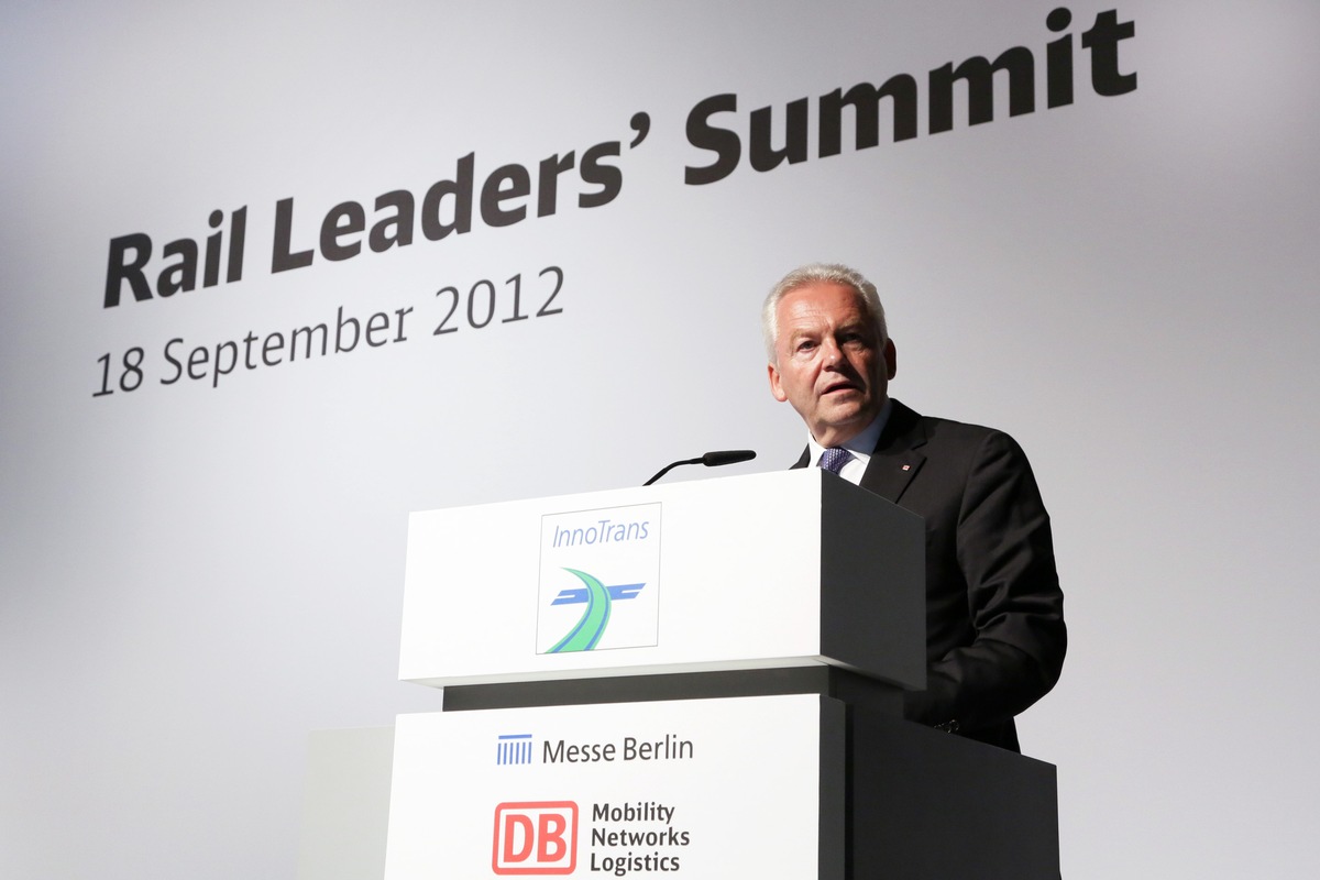 Rail Leaders&#039; Summit: Internationaler Dialog über Entwicklungen im weltweiten Eisenbahnsektor auf der InnoTrans 2014 in Berlin (FOTO)