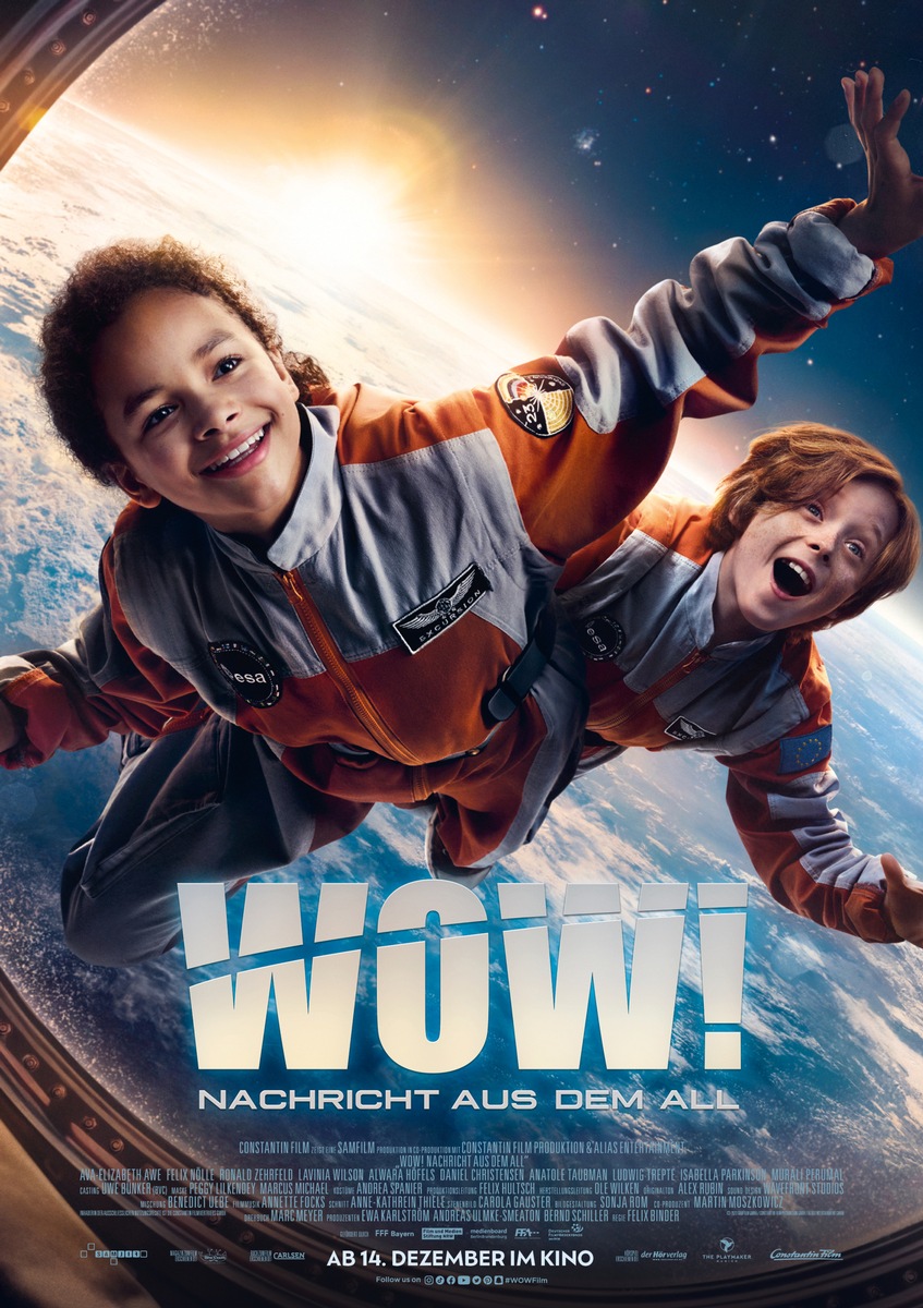 Weltraum, Freundschaft und Außerirdische - zwei junge Forscher auf galaktischer Entdeckungstour: WOW! NACHRICHT AUS DEM ALL / Ab 14. Dezember 2023 im Kino!