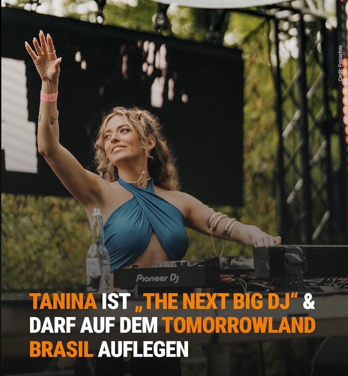 Tanina aus Baden-Württemberg gewinnt DJ Contest und legt beim Tomorrowland Brasil auf