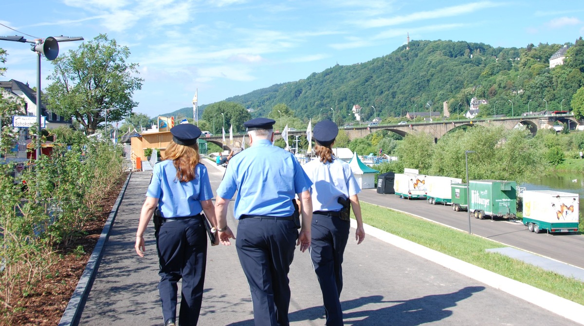 POL-PPTR: 64. Zurlaubener Moselfest in Trier, Vorbereitungen sind abgeschlossen, morgen geht´s los