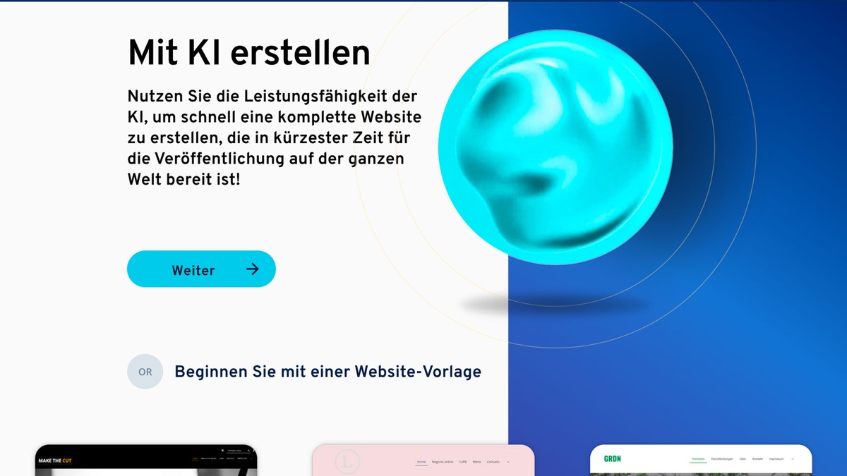 MyWebsite Now von IONOS: Mit KI in Sekundenschnelle zum professionellen Webauftritt