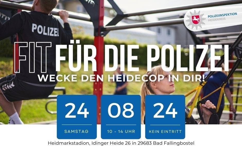 POL-HK: +++ SAVE THE DATE +++ Fit für die Polizei - wecke den Heidecop in Dir!