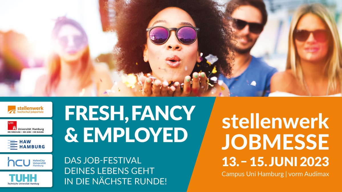 stellenwerk Jobmesse der Hamburger Hochschulen startet am 13. Juni mit spektakulärer Neuausrichtung