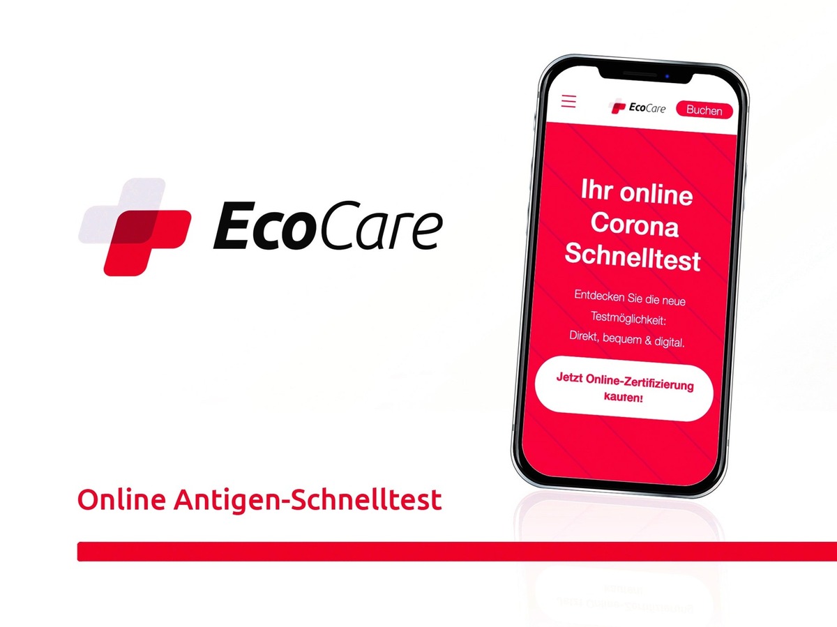 Der neue Service von EcoCare bietet Zertifizierung von selbst durchgeführten SARSCoV2-Tests an: Virtuelles Testcenter „to go&quot; – der perfekte Reisebegleiter für unterwegs