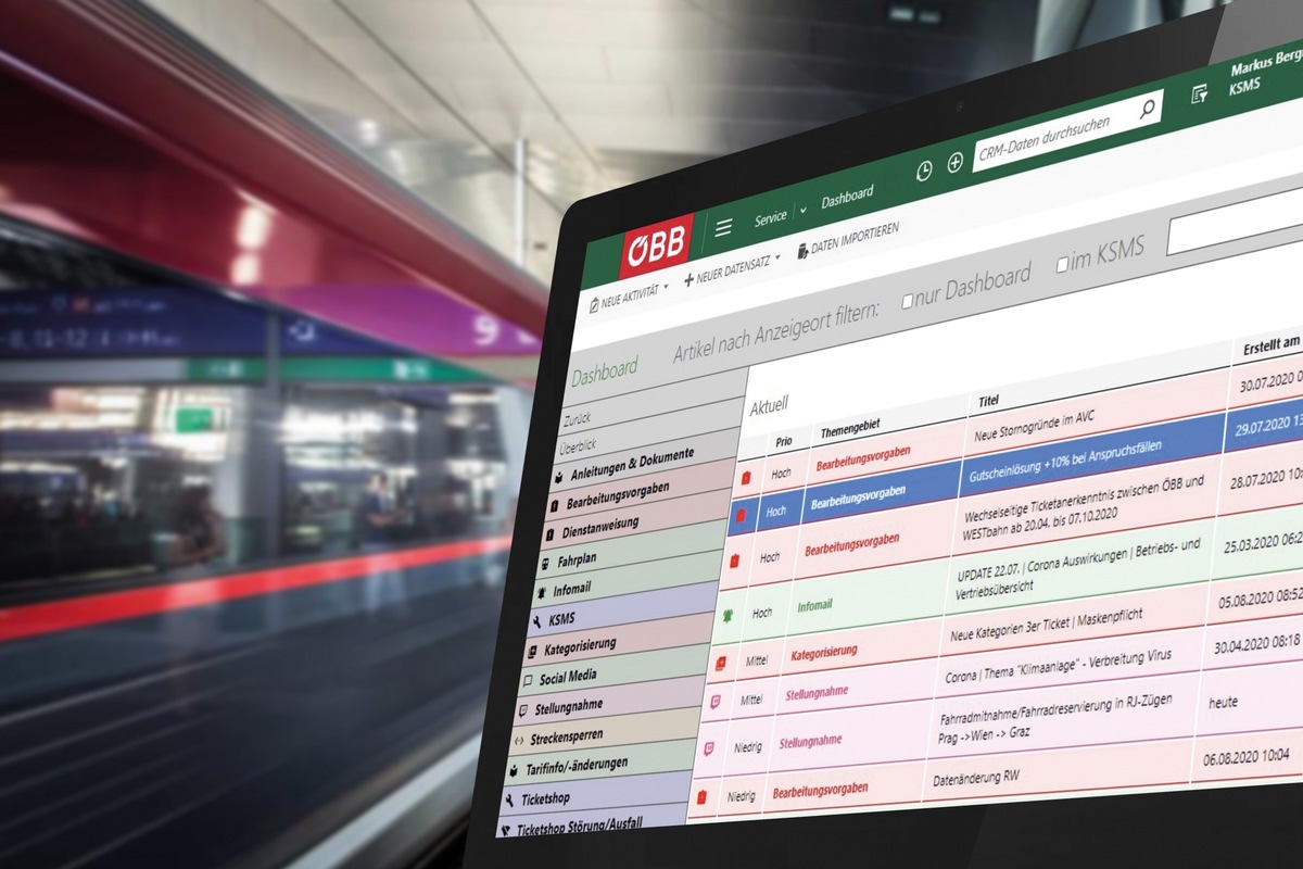 ÖBB – Kundenservice neu definiert mit Microsoft Dynamics 365