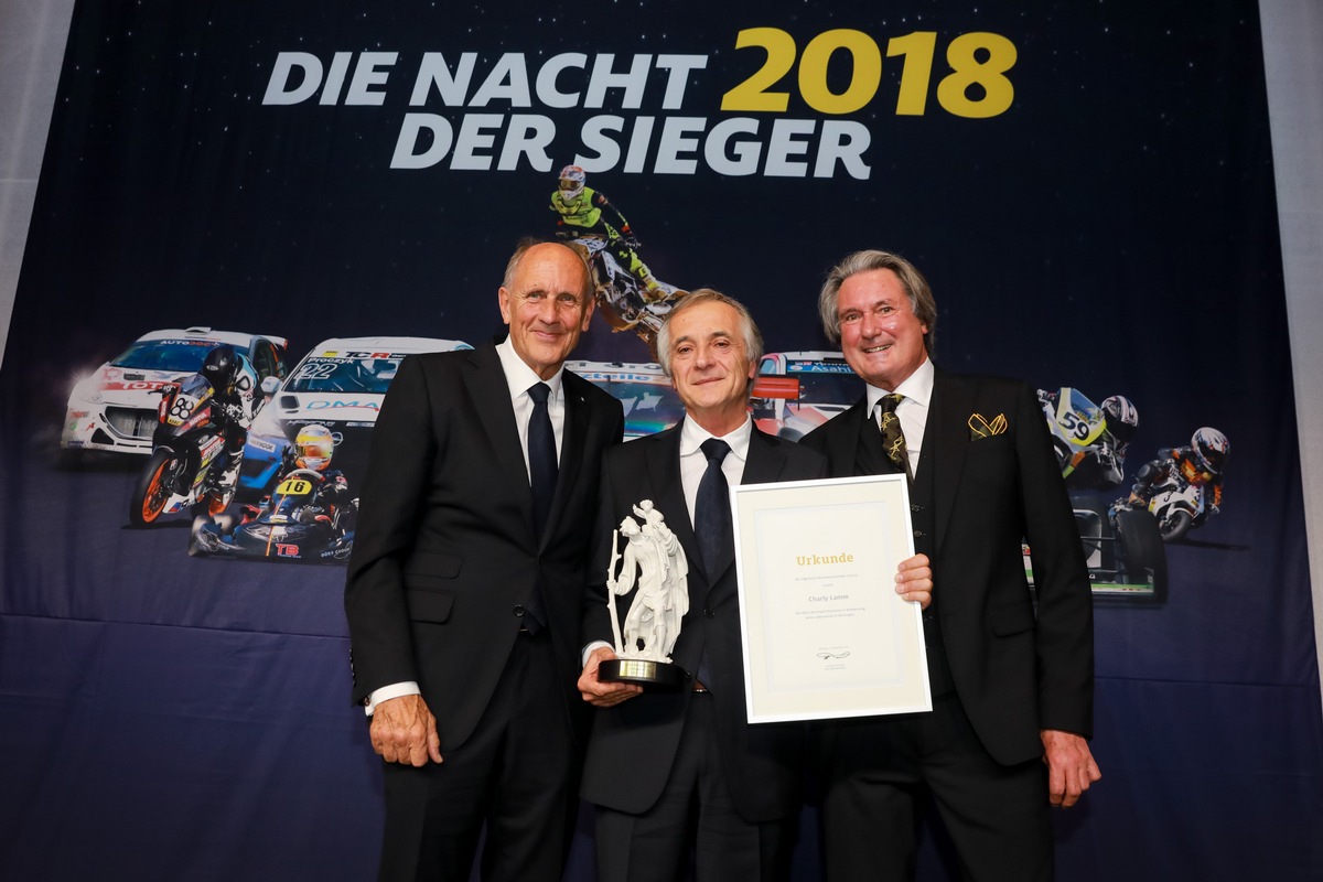 ADAC Sportgala 2018: Erfolgreiche Motorsportler in München geehrt