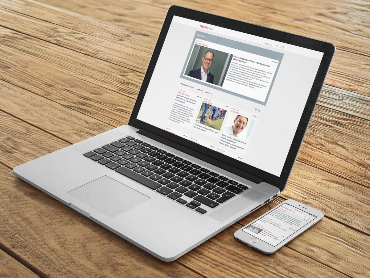 Presseportal.ch punktet mit neuem responsiven Design