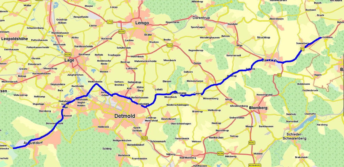 POL-LIP: Kreis Lippe. Mögliche Verkehrsbehinderungen durch Traktorkonvoi.