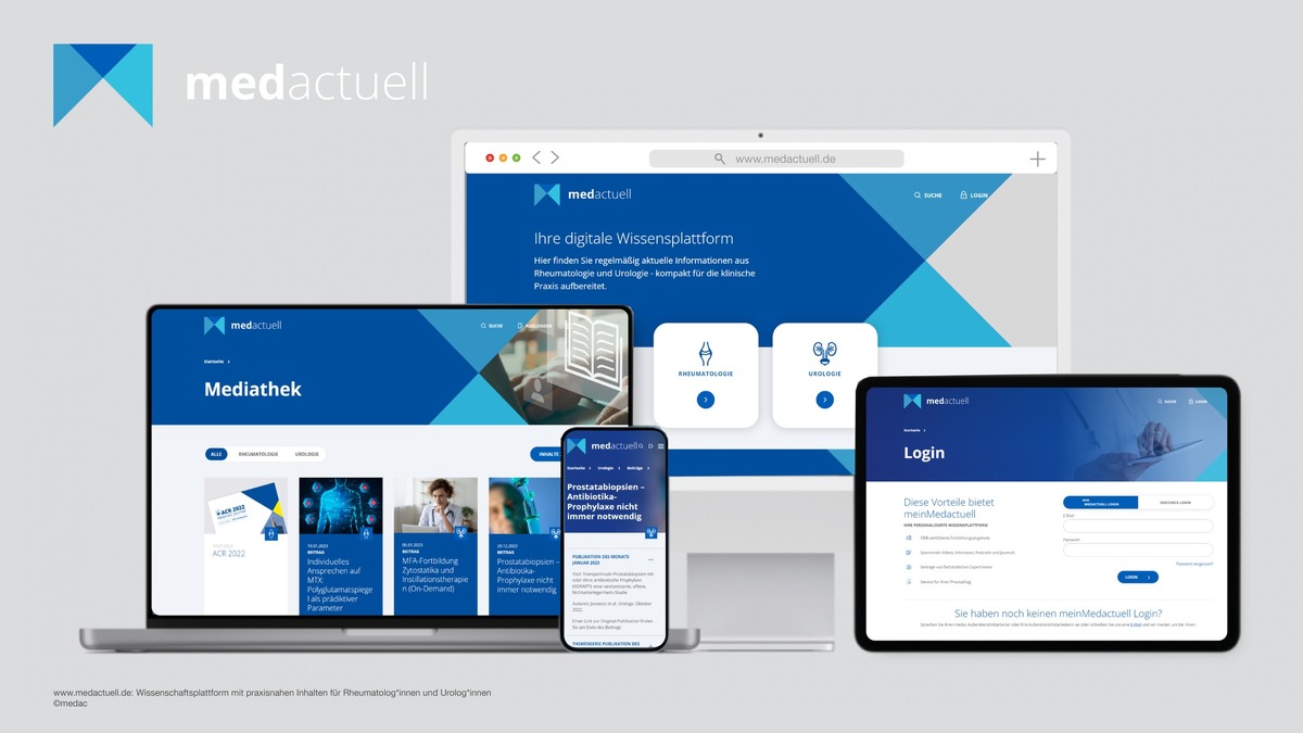 Pressemitteilung medac: Neue Wissensplattform &quot;medactuell.de&quot;