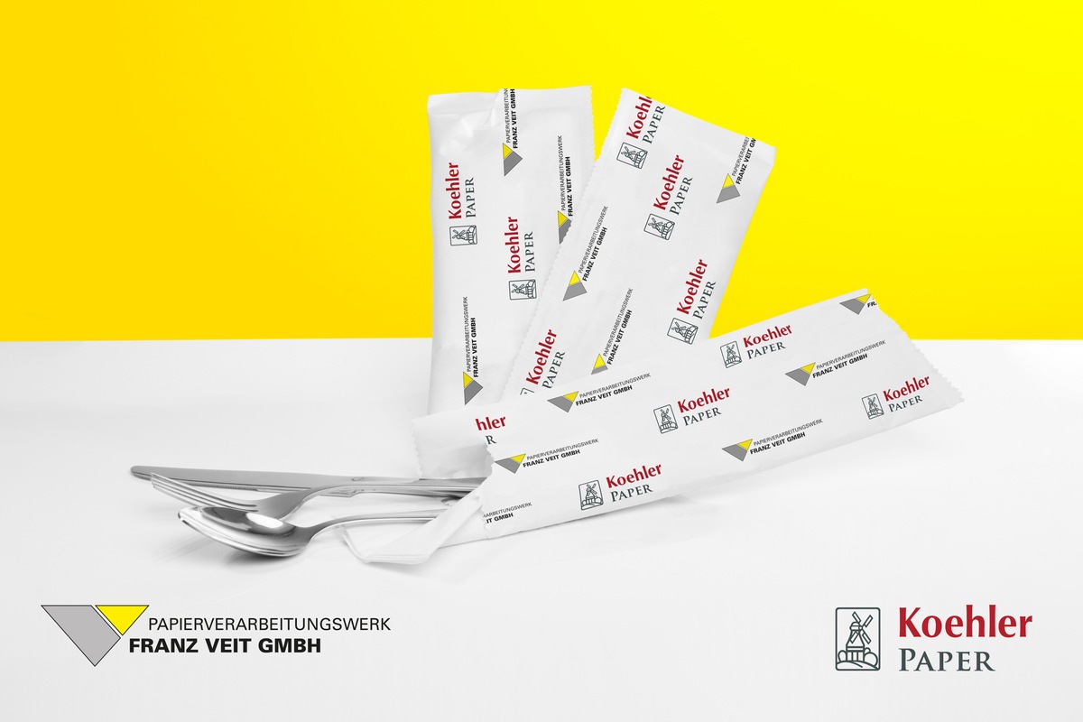 Consistently Sustainable: Packing Disposable and Reusable Cutlery in Paper with Koehler Paper and Franz Veit