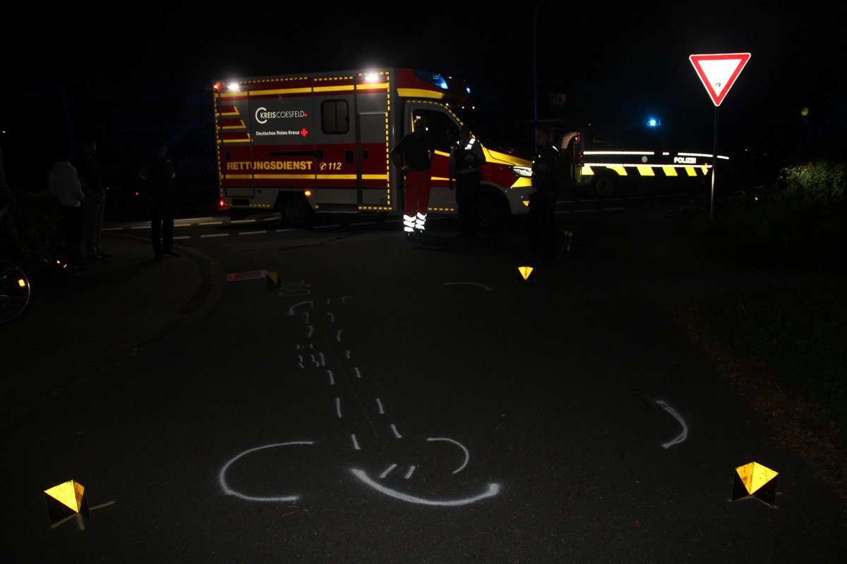 POL-COE: Senden, Bulderner Straße, Am Winkelbusch / Kind verletzt sich bei Unfall schwer