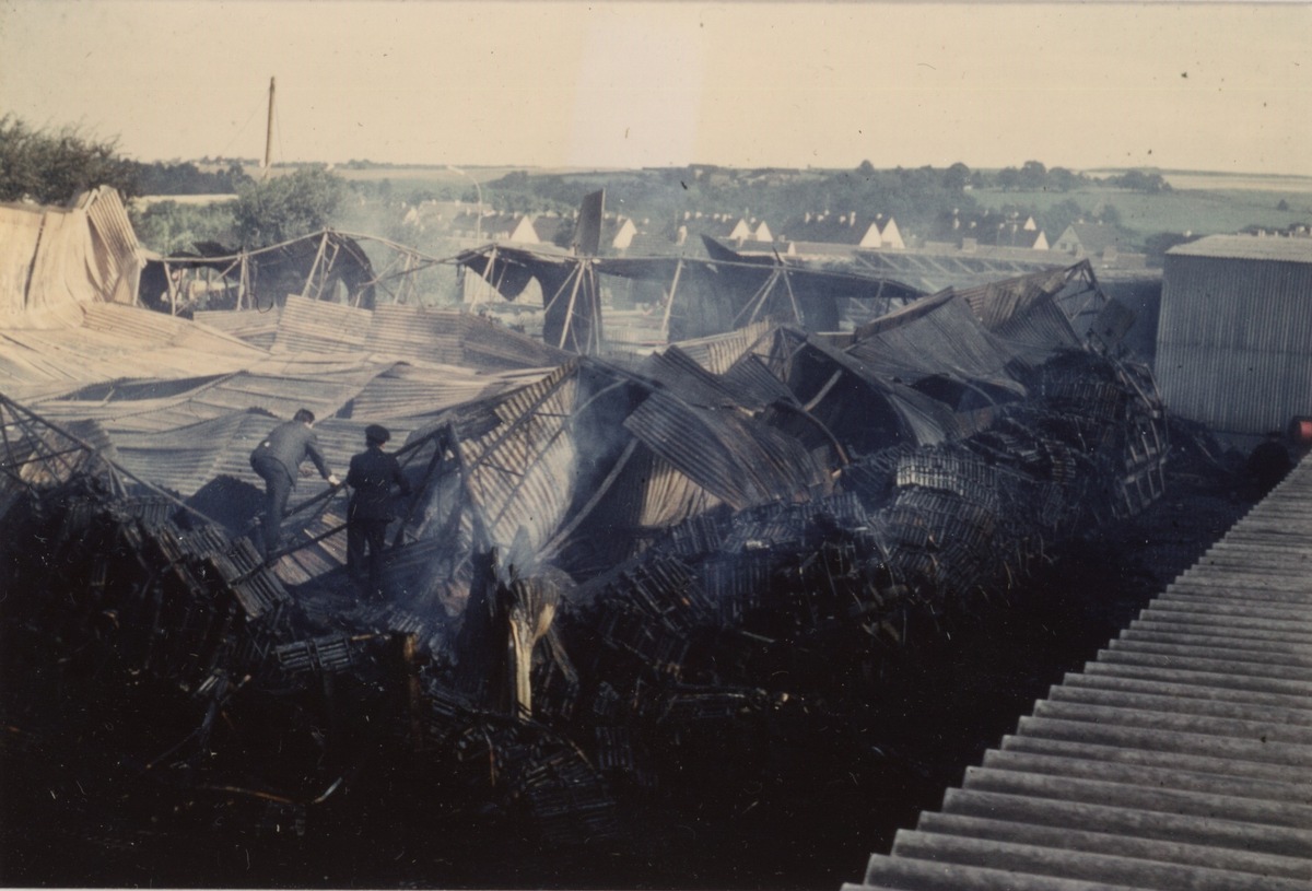 FW-Heiligenhaus: Heute vor 50 Jahren: Brandstiftung im Bundeswehr-Depot (Meldung 20/2016)