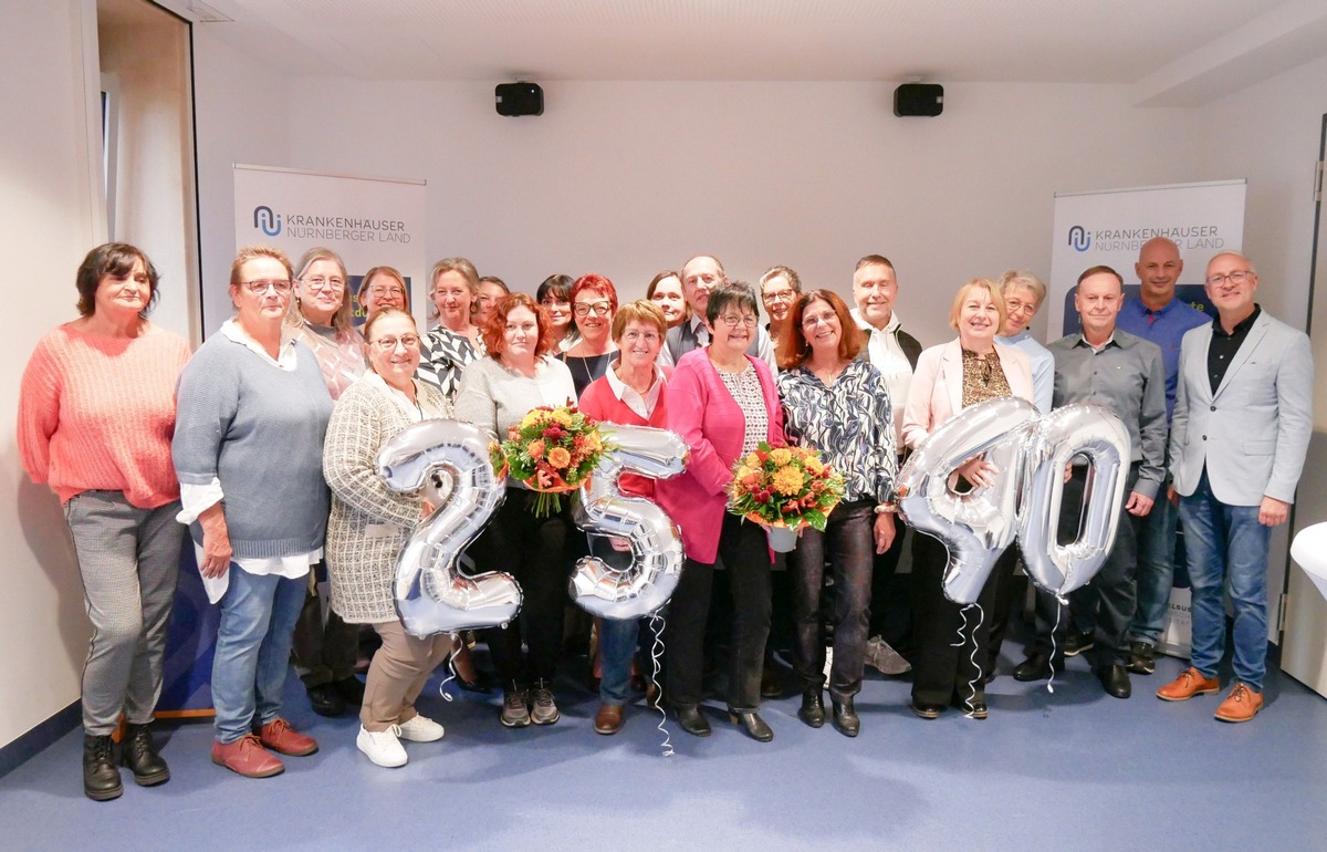 Pressemitteilung: Jubilarehrung in den Krankenhäusern Lauf und Altdorf