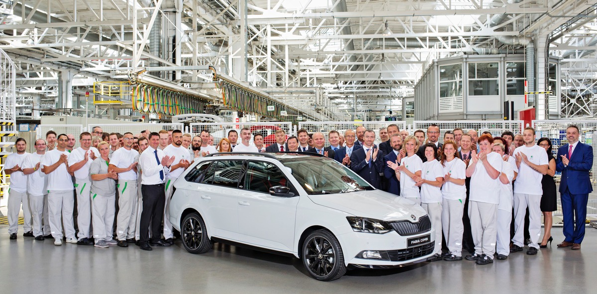 Doppeljubiläum: SKODA feiert vier Millionen FABIA und 500.000stes Exemplar der dritten Generation (FOTO)