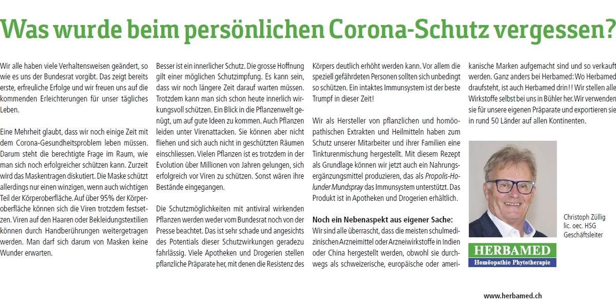 Was wurde beim persönlichen Corona-Schutz vergessen?