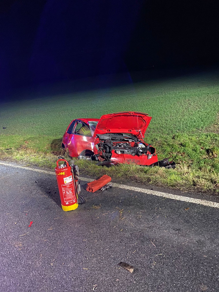 FW Helmstedt: Verkehrsunfall auf der K63