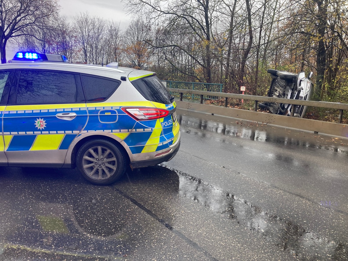 FW Bergheim: Ein Verletzter nach Verkehrsunfall in Bergheim