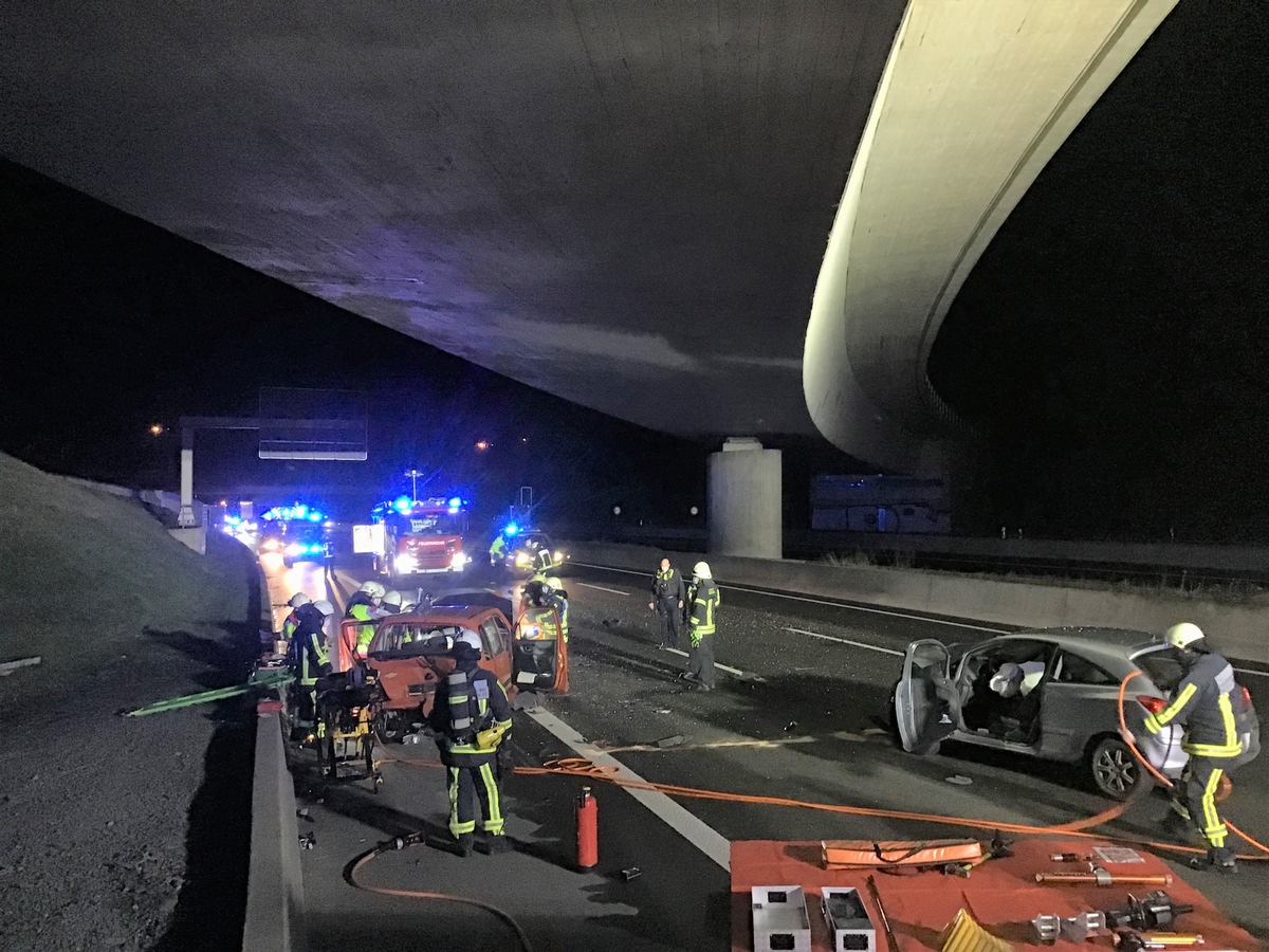 FW-BO: Verkehrsunfall mit eingeschlossener Person