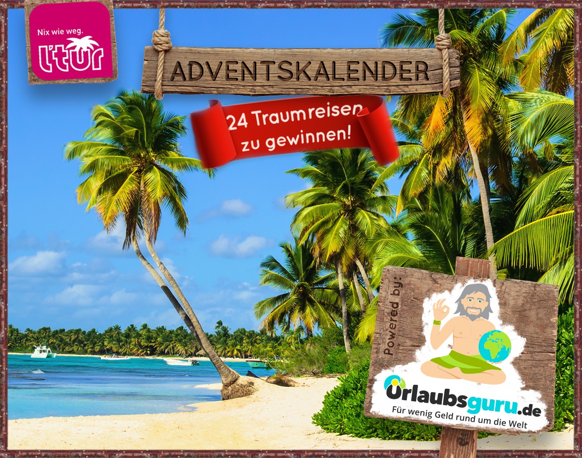 24 Traumreisen zu gewinnen: Urlaubsguru.de startet Deutschlands attraktivsten Adventskalender / Party in Las Vegas, Familienurlaub auf Mallorca und mehr: Traumreisen bei Urlaubsguru.de gewinnen