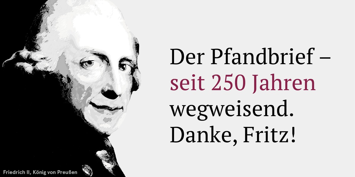 Pfandbrief wird 250 Jahre