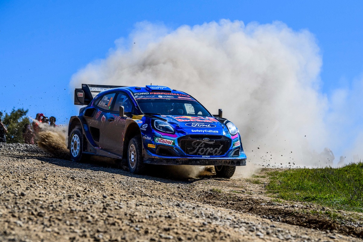 Ott Tänak/Martin Järveoja fahren mit dem Ford Puma Hybrid Rally1 in Chile den zweiten Saisonsieg ein