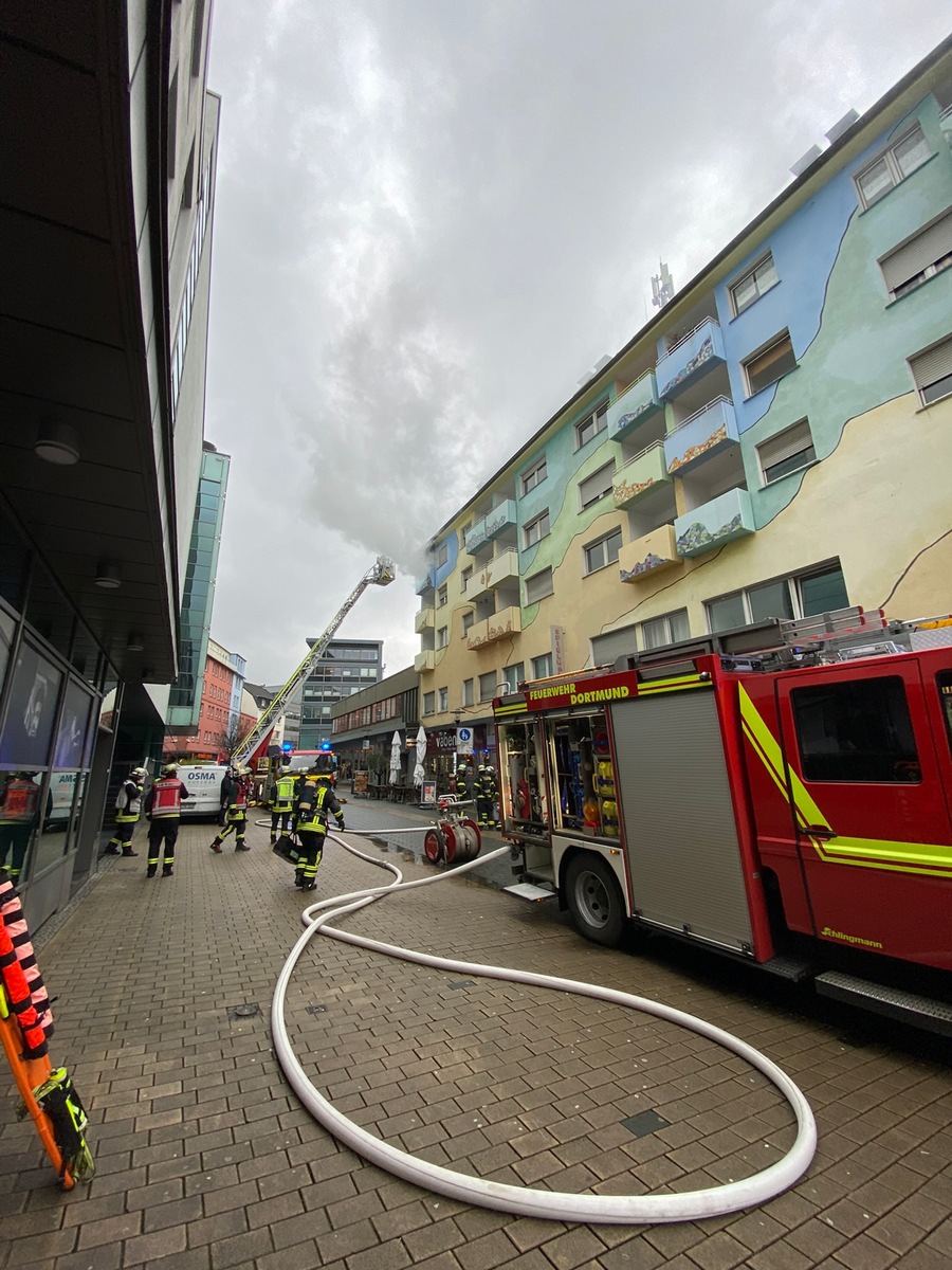 FW-DO: Wohnungsbrand im Brückstraßenviertel fordert ein Todesopfer