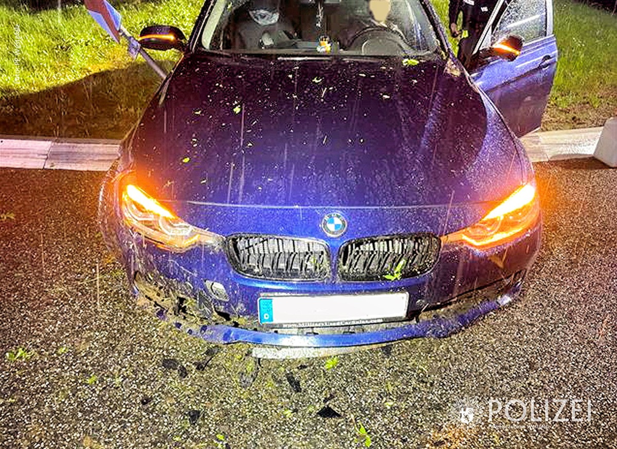 POL-PPWP: Auto voll besetzt, Fahrer betrunken