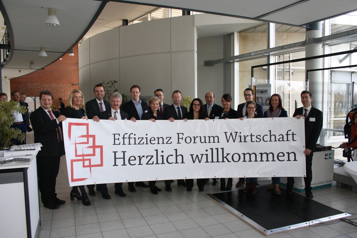 Pressemitteilung: 6. Effizienz Forum Wirtschaft am 20. März 2019 in Bocholt