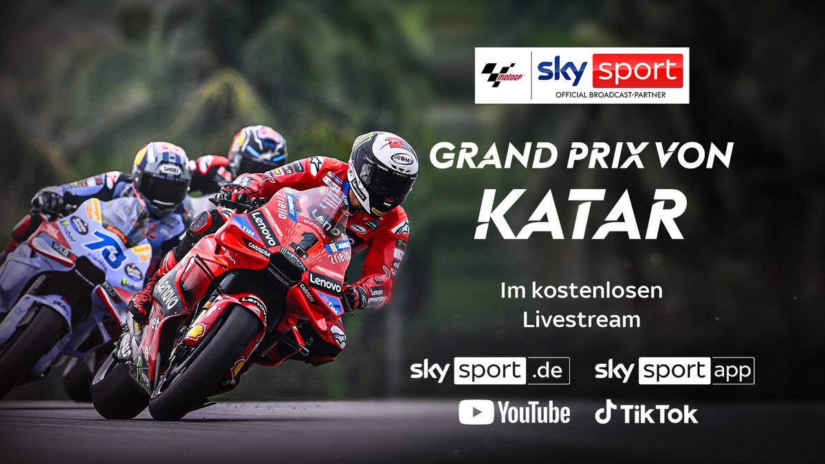 Der Saisonauftakt der MotoGP(TM) in Katar am Wochenende live und exklusiv bei Sky Sport