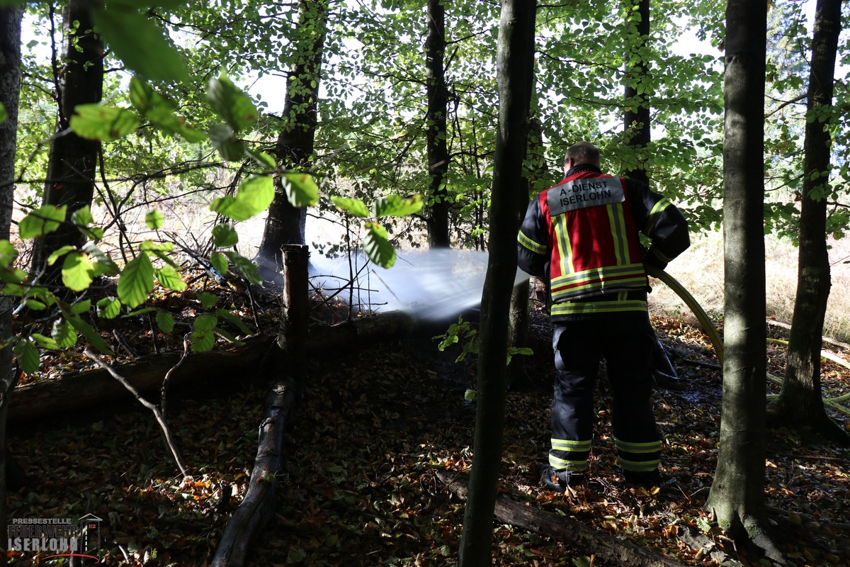 FW-MK: Kleiner Waldbrand