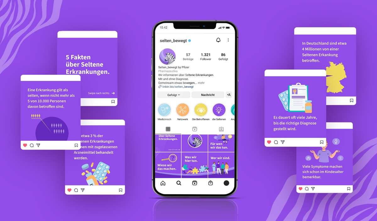 Neues digitales Angebot für Betroffene von Seltenen Erkrankungen: Instagram-Kanal @Selten_bewegt bietet Unterstützung