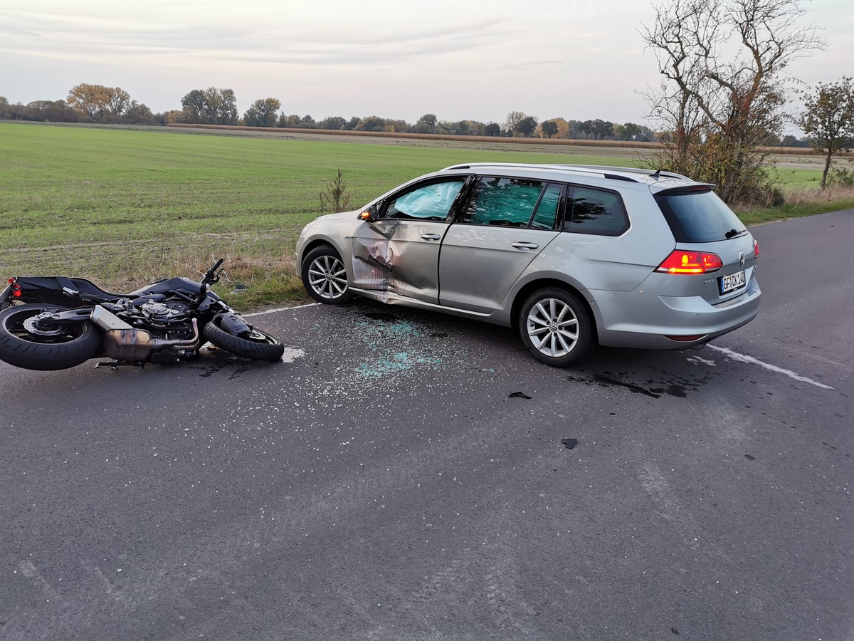 POL-GF: Schwerer Motorradunfall in Meinersen