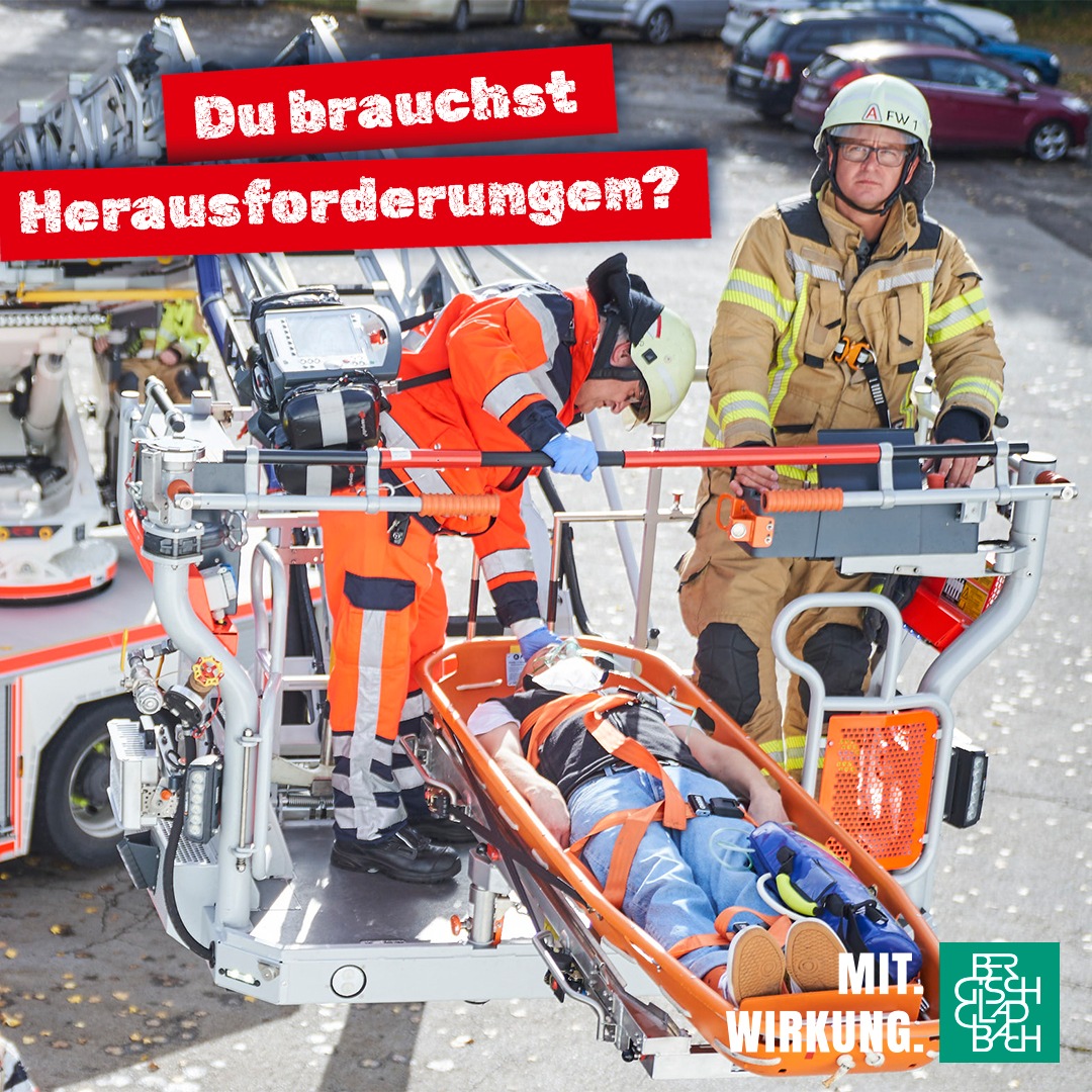 FW-GL: Neue Kampagne der Stadtverwaltung - Mit #EINSATZFÜRGL werden Notfallsanitäterinnen und -sanitäter fürs Feuerwehrteam gesucht