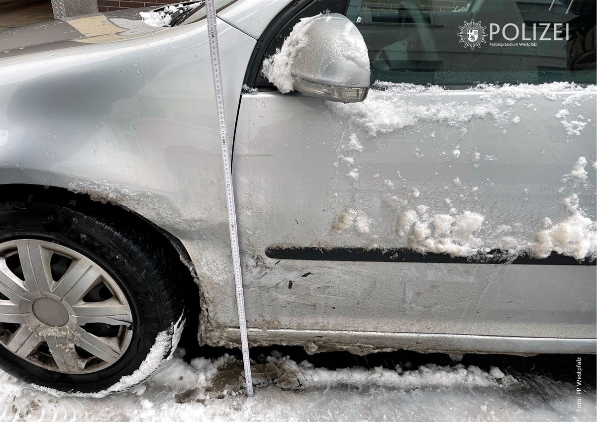 POL-PPWP: Unfallflucht im Schneetreiben