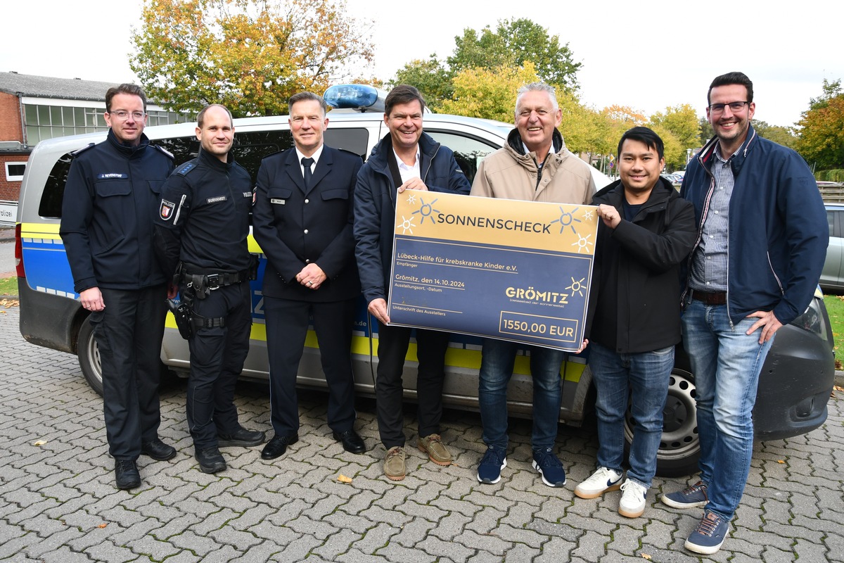 POL-HL: HL-OH / Pritschen und Baggern für den guten Zweck: Beachvolleyballturnier der Polizeidirektion Lübeck in Grömitz