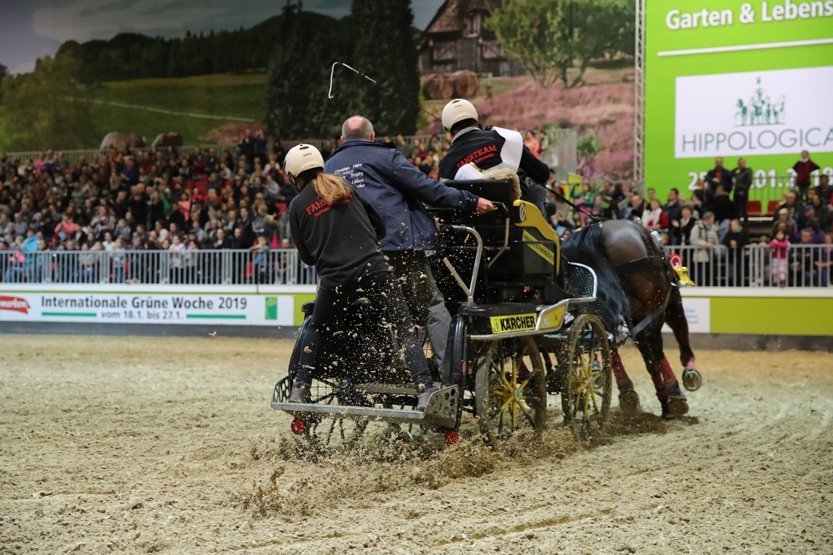 Hufgetrappel auf der Grünen Woche: HIPPOLOGICA zieht Pferdefans auf das Messegelände