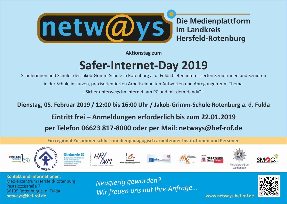 POL-OH: Senioren surfen sicher
Aktionstag zum Safer Internet Day