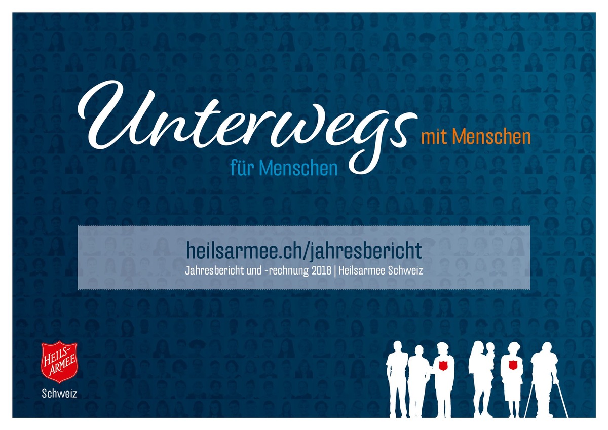 &quot;Unterwegs&quot; - der Jahresbericht und die Jahresrechnung 2018 der Heilsarmee ist online