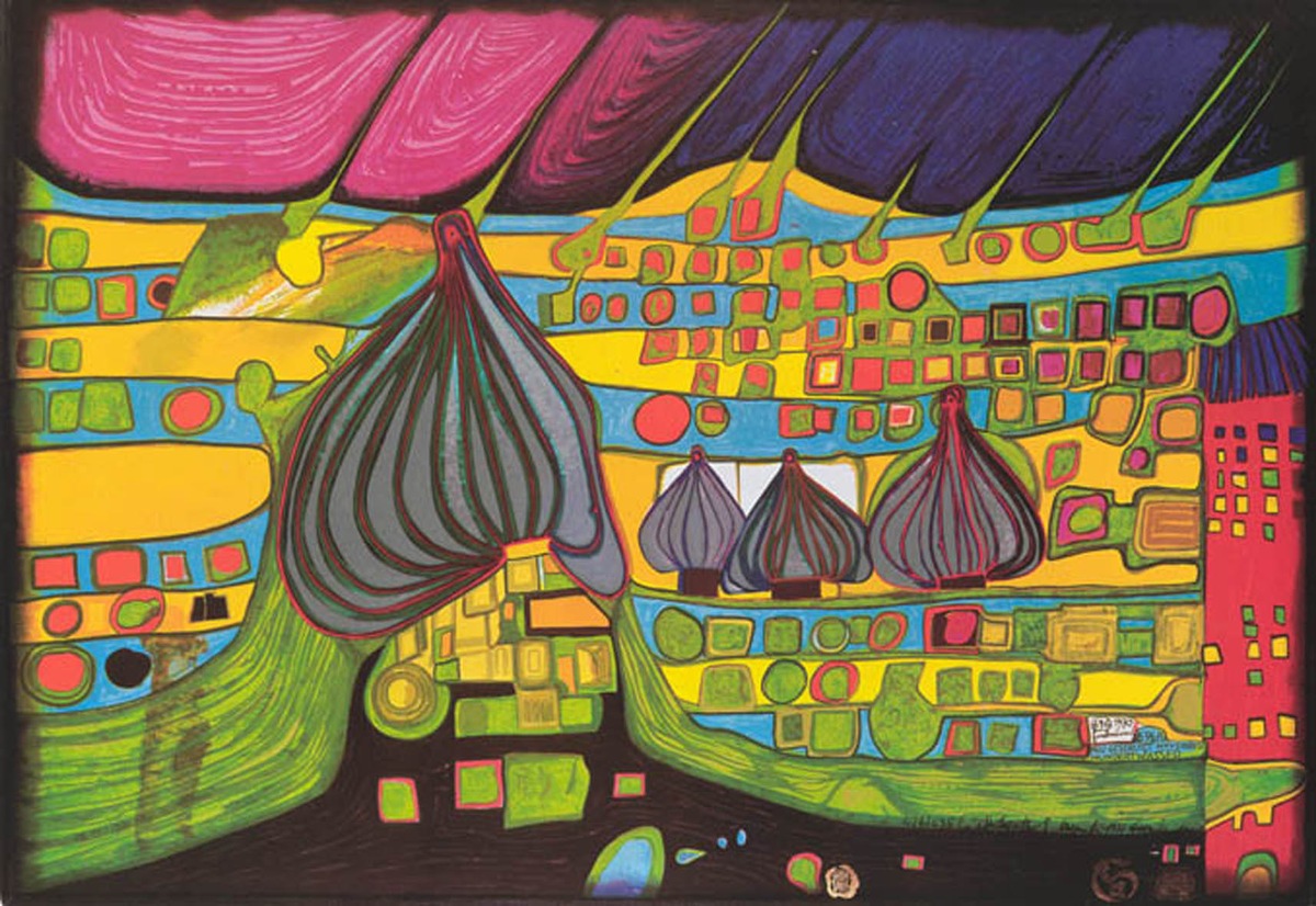 Ausstellung: Kunst, Natur, Mensch - Friedensreich Hundertwasser