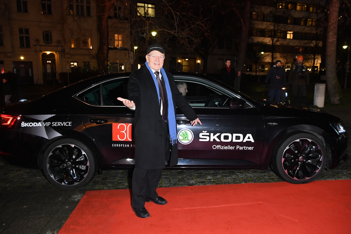 SKODA sorgte beim Europäischen Filmpreis für eine komfortable Vorfahrt der Stars (FOTO)