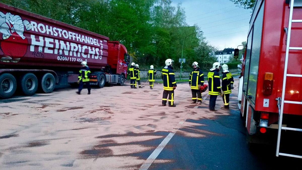 FW-GE: Undichter Dieseltank verursacht Feuerwehreinsatz