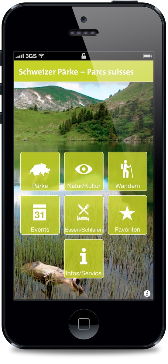Schweizer Pärke App: App in die Pärke (BILD)