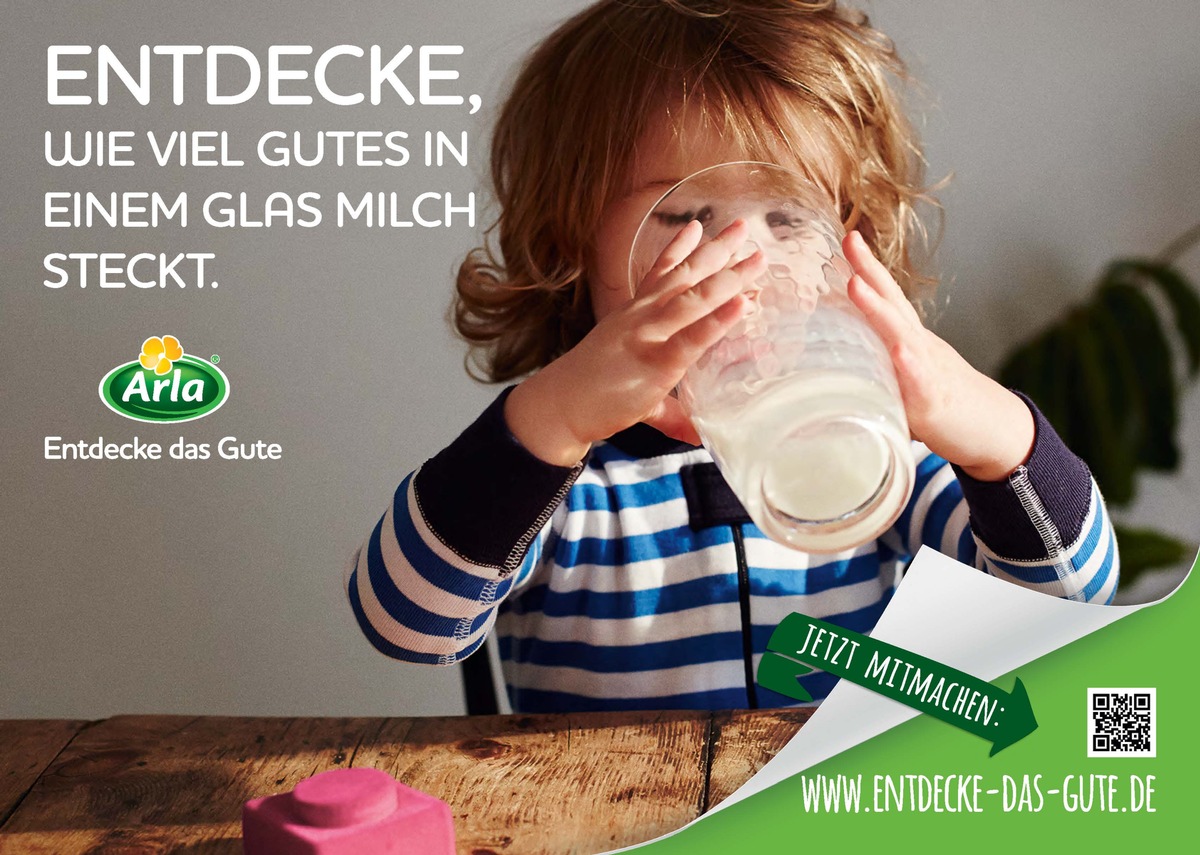 &quot;Entdecke das Gute&quot;: Arla positioniert sich mit neuer Endverbraucherkampagne und verlost 5.000 Entdeckerpakete (FOTO)