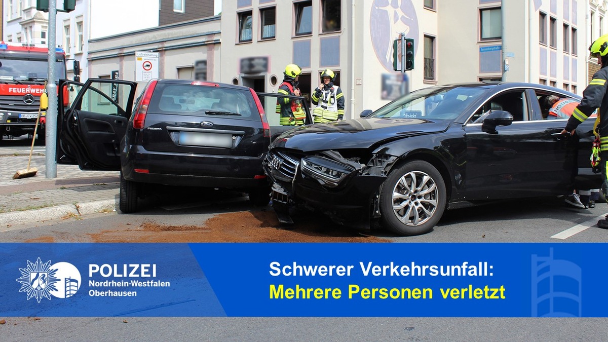 POL-OB: Schwerer Verkehrsunfall: Mehrere Personen verletzt