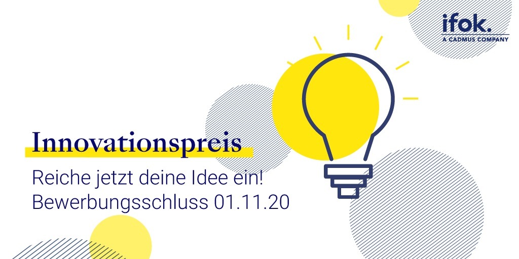 Innovative Ideen gesucht / ifok feiert 25jähriges Jubiläum und lobt Innovationspreis aus